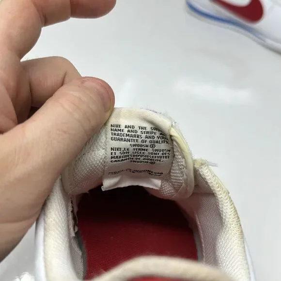 Nike Cortez Basic SL Kids 3Y White Red Blue Shoes Forrest Gump 904767 103 - Picture 5 of 6